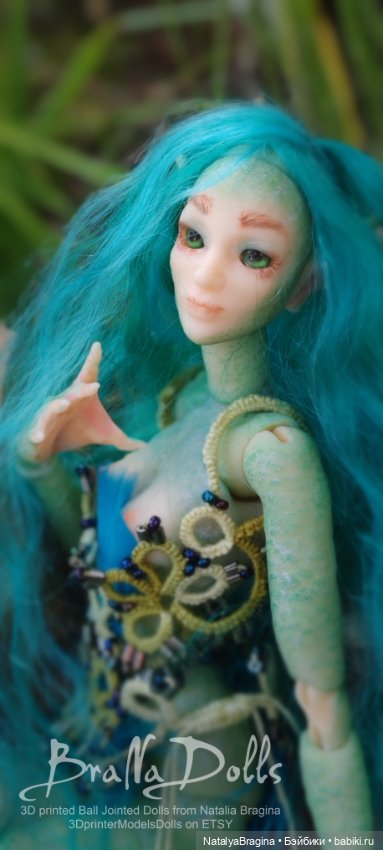 Русалочка Тиа — Авторские куклы (фото 5)