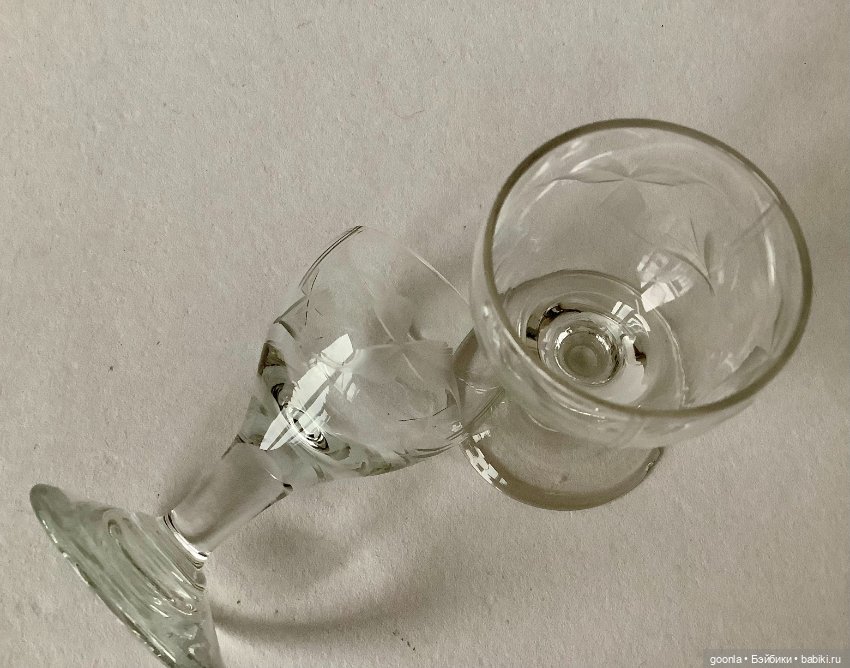 Рюмки/бокалы хрусталь — Аксессуары для кукольных фотосессий (фото 4)