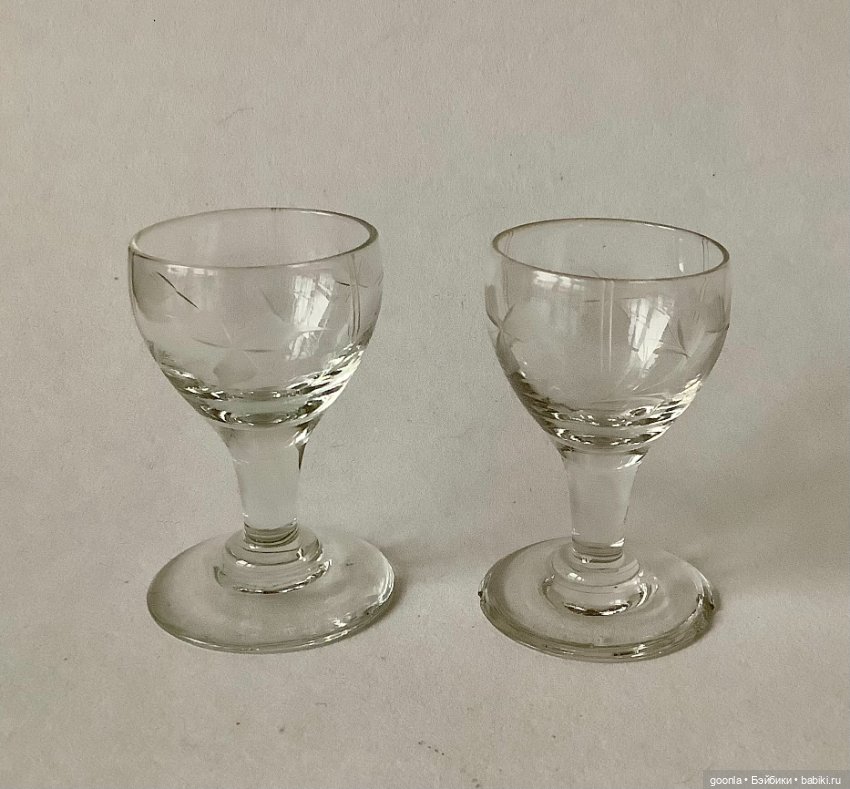Рюмки/бокалы хрусталь — Аксессуары для кукольных фотосессий