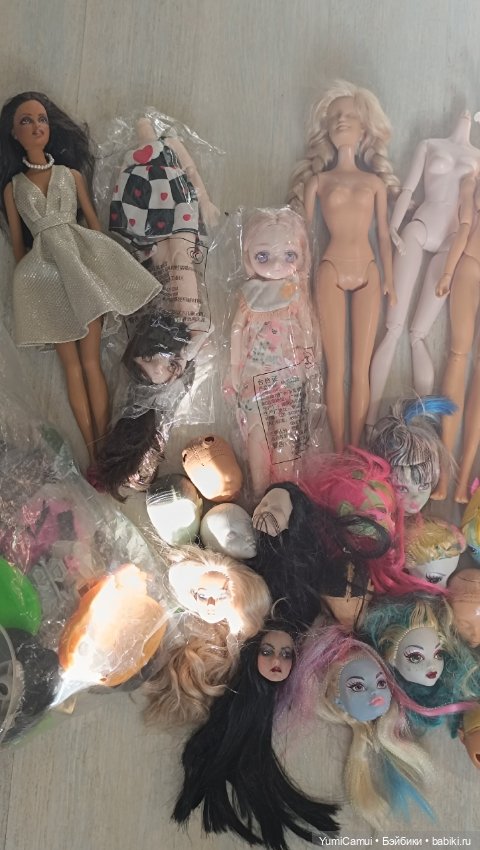 Огромный лот кукол для репейнта (фото 4)