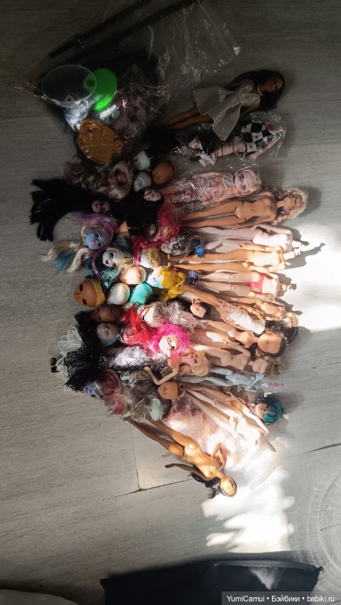 Огромный лот кукол для репейнта (фото 3)