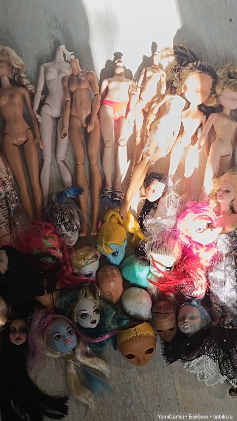 Огромный лот кукол для репейнта (фото 6)