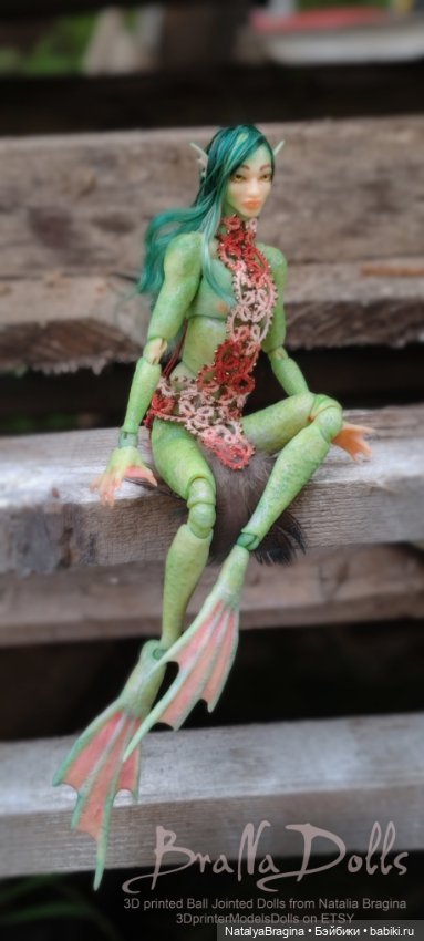 Русал Арвэн — Авторские куклы (фото 6)