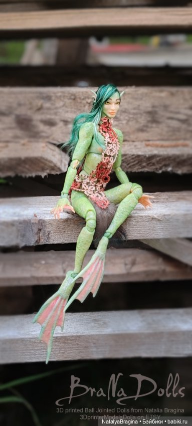Русал Арвэн — Авторские куклы (фото 8)