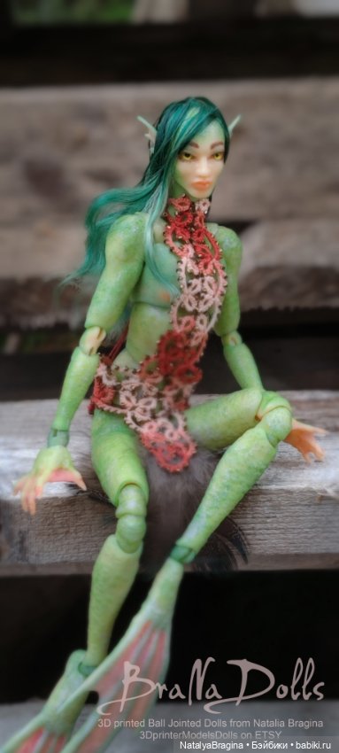 Русал Арвэн — Авторские куклы (фото 2)