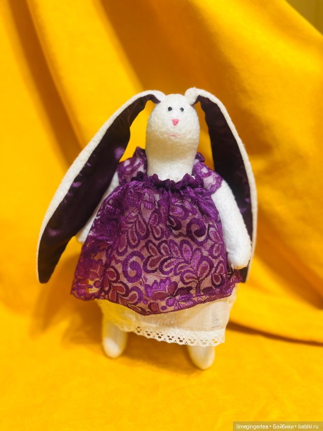 Пара тильда-зайцев — Авторские игрушки (фото 6)