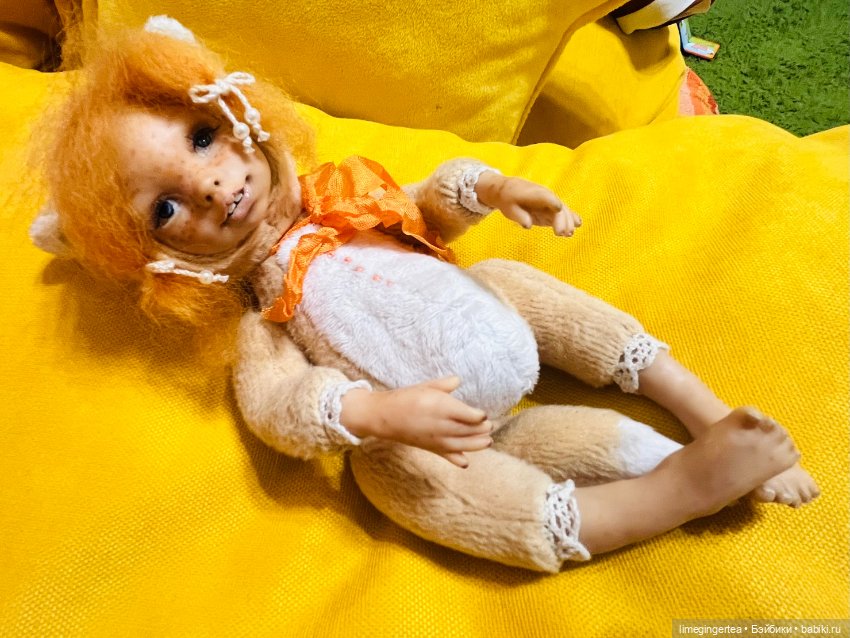 Девочка-лисичка — Авторские игрушки (фото 4)