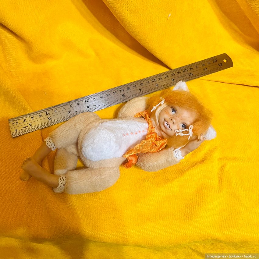 Девочка-лисичка — Авторские игрушки (фото 3)