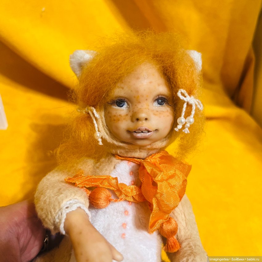 Девочка-лисичка — Авторские игрушки (фото 5)