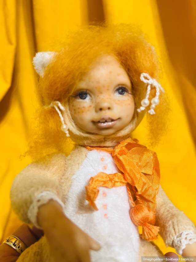 Девочка-лисичка — Авторские игрушки (фото 2)