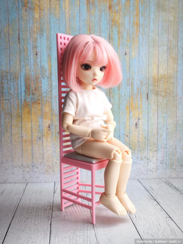 Стул с высокой спинкой для куклы ростом до 30 см (фото 7)