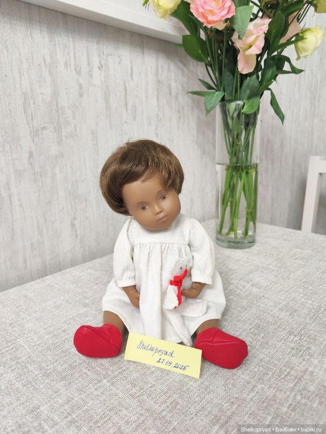 Редкость! Sasha Morgenthaler Gotz Малютка Селина со своей игрушкой