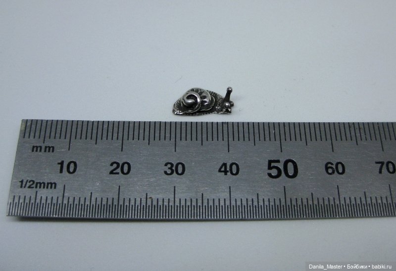 Улитка статуэтка фигурка — Миниатюра для кукол (фото 6)