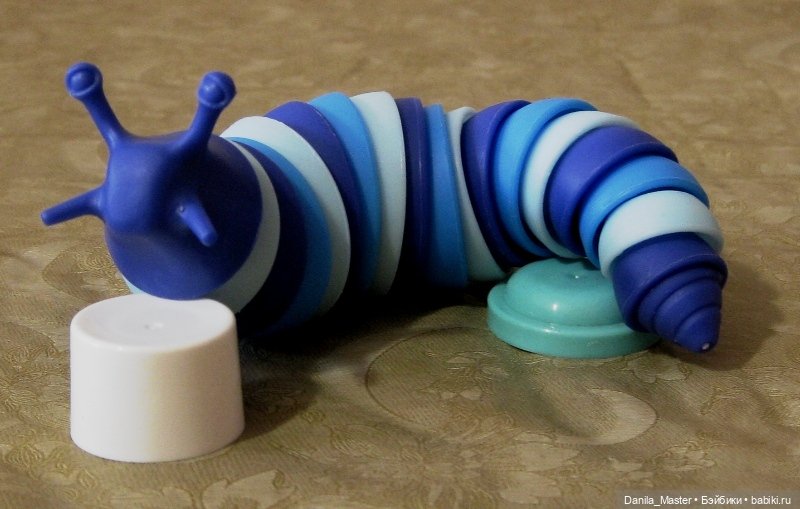 Кольчатый псевдослизень игрушка антистресс