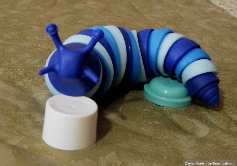 Кольчатый псевдослизень игрушка антистресс (фото 2)