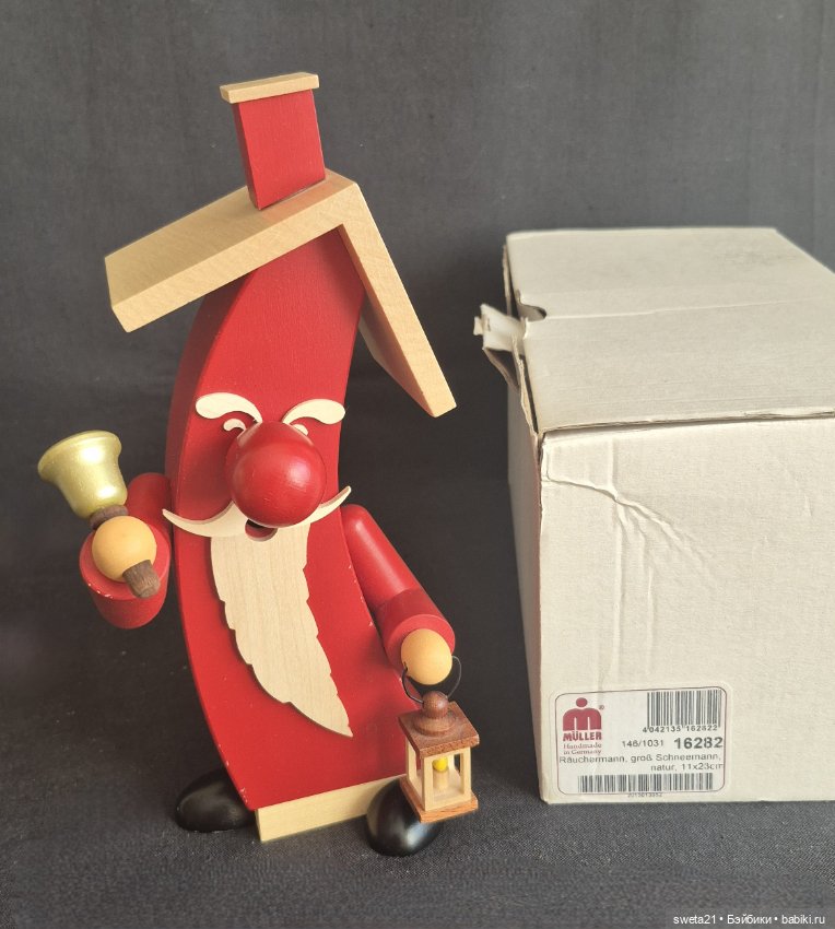 Дед мороз курильщик (Рудные горы (нем. Erzgebirge) от Müller Seiffen) (фото 9)