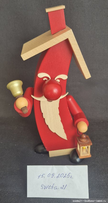 Дед мороз курильщик (Рудные горы (нем. Erzgebirge) от Müller Seiffen) (фото 2)