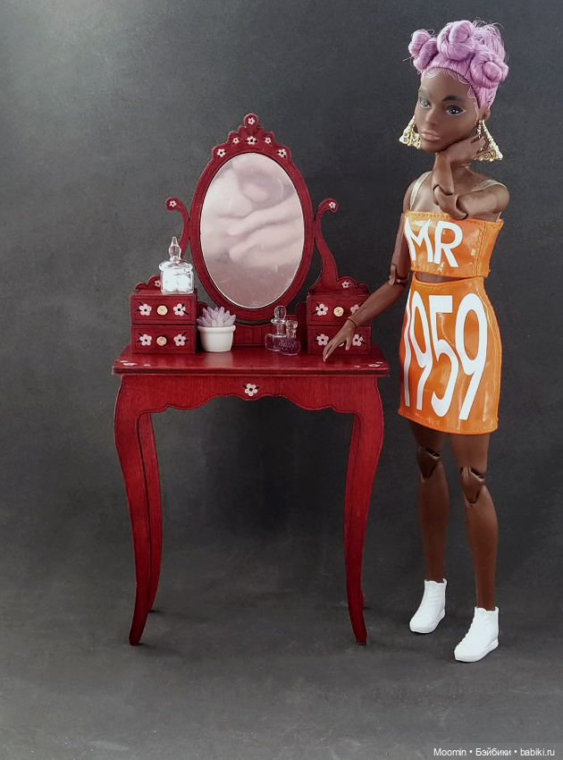 Туалетный столик — Кукольная мебель (фото 8)