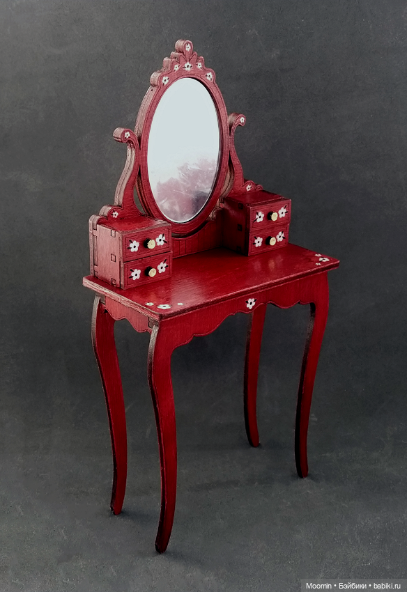 Туалетный столик — Кукольная мебель (фото 2)