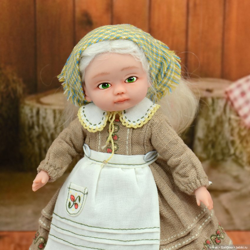 Интерьерная кукла, выполненная в смешанной технике (фото 2)