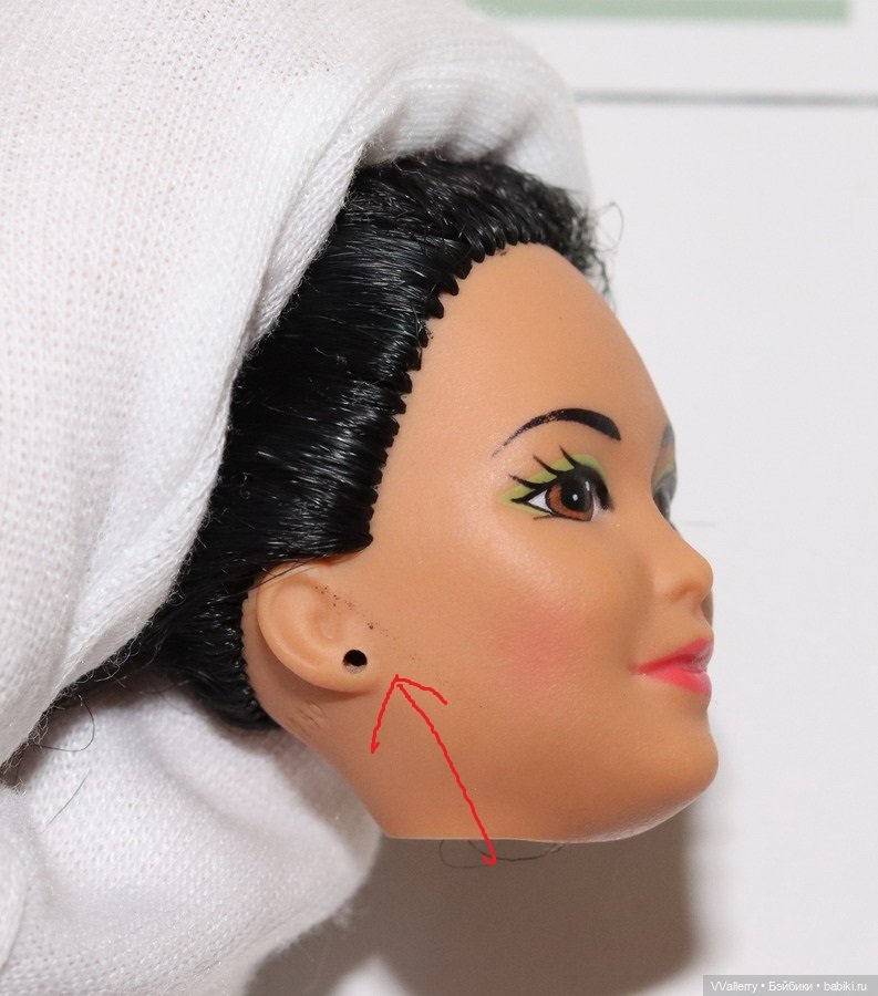 Голова Barbie and the Sensations Becky Kira (фото 4)