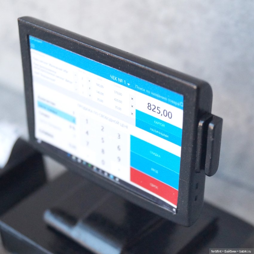 Кассовый аппарат в масштабе 1:6 (фото 4)