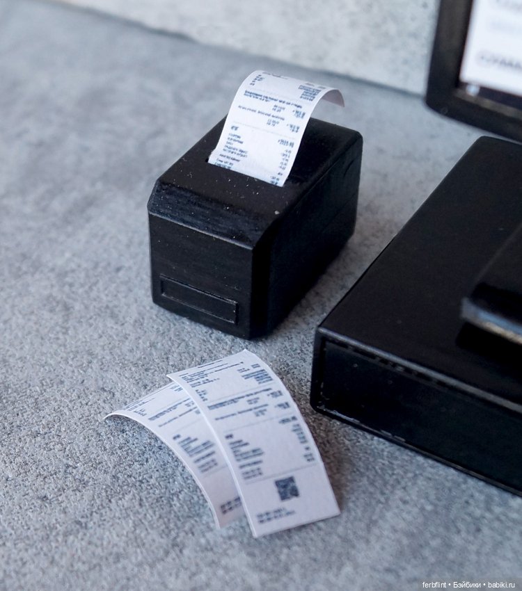 Кассовый аппарат в масштабе 1:6 (фото 3)