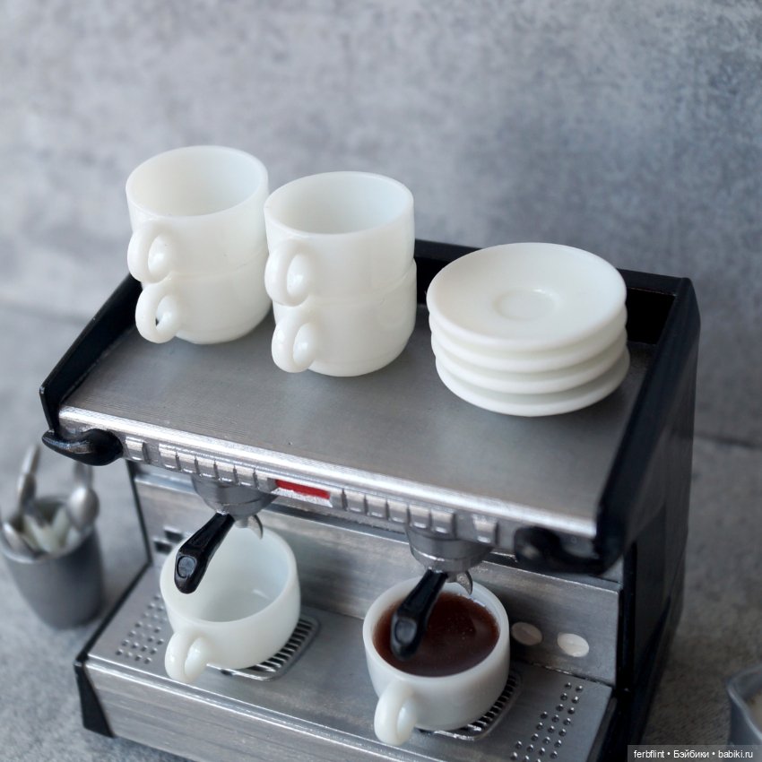 Набор для кофейни (масштаб 1:6) (фото 4)