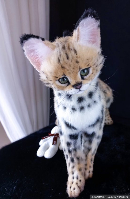 Мягкая игрушка кот. Сервал 🖤 (фото 2)