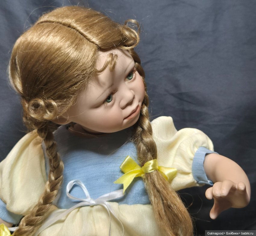 Emeline Christine Orange — Фарфоровые куклы (фото 7)