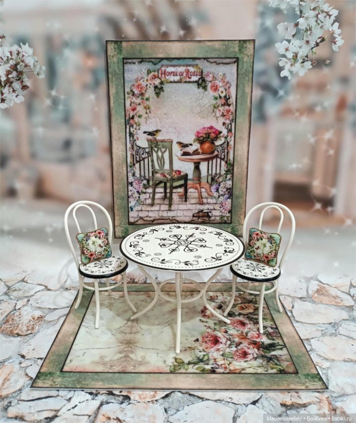 Комплект мебели и текстиля "House of Roses"