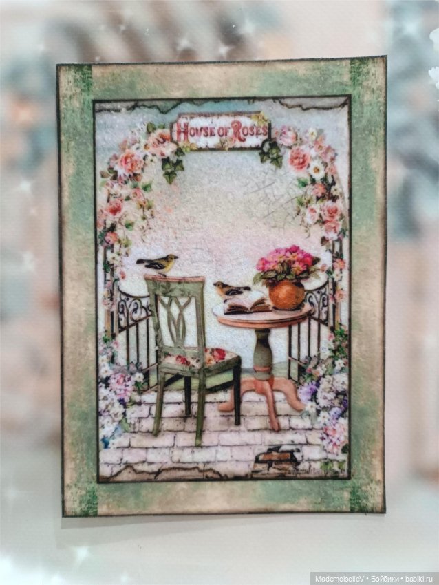 Комплект мебели и текстиля "House of Roses"