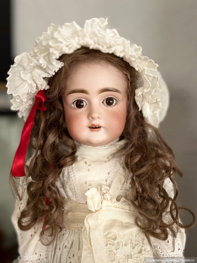 Антикварная кукла J.D Kestner /Кестнер 129 рост 60 см (фото 7)
