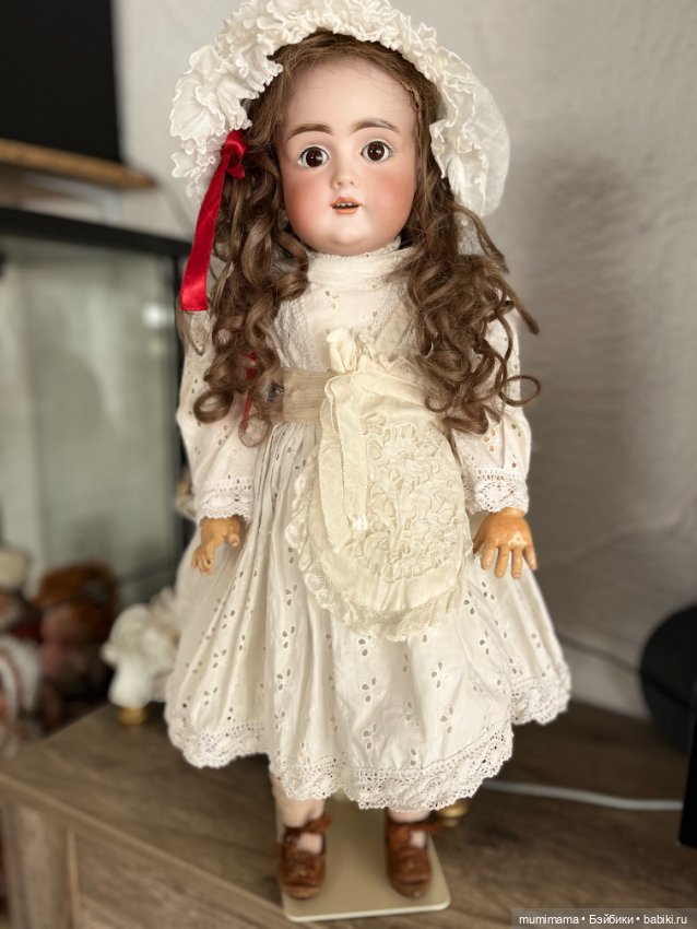 Антикварная кукла J.D Kestner /Кестнер 129 рост 60 см (фото 3)