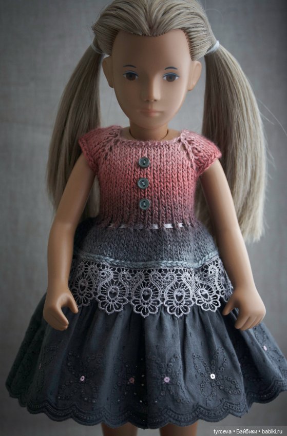 Платье для Sasha doll и кукол с подобными размерами (фото 4)