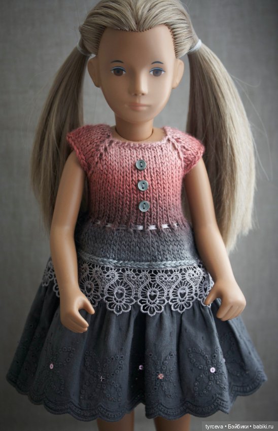 Платье для Sasha doll и кукол с подобными размерами