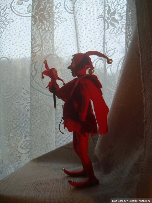 Шут, авторская кукла — Авторские куклы (фото 4)