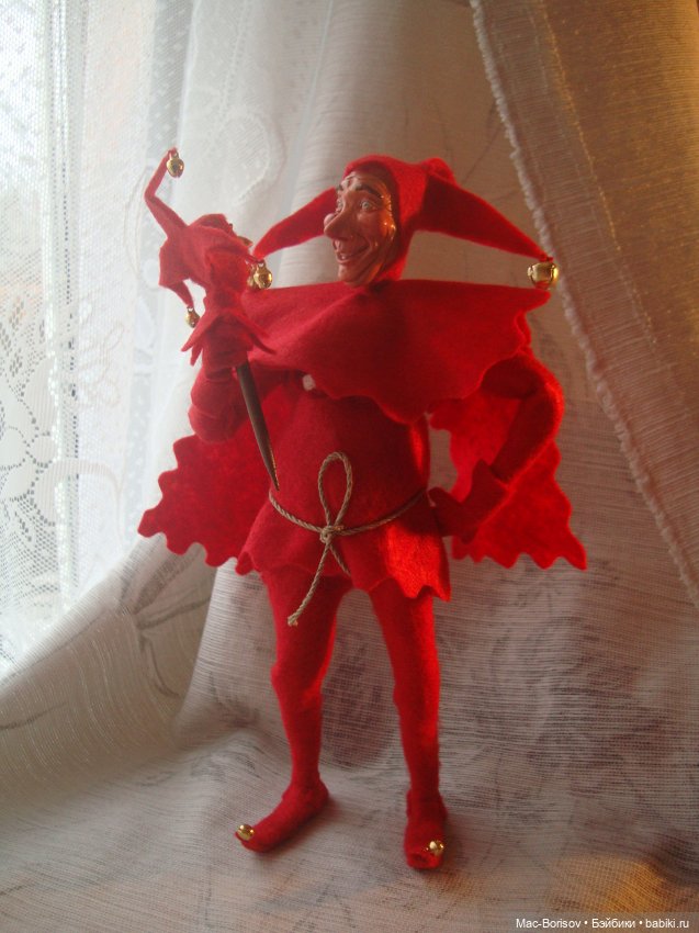 Шут, авторская кукла — Авторские куклы (фото 3)