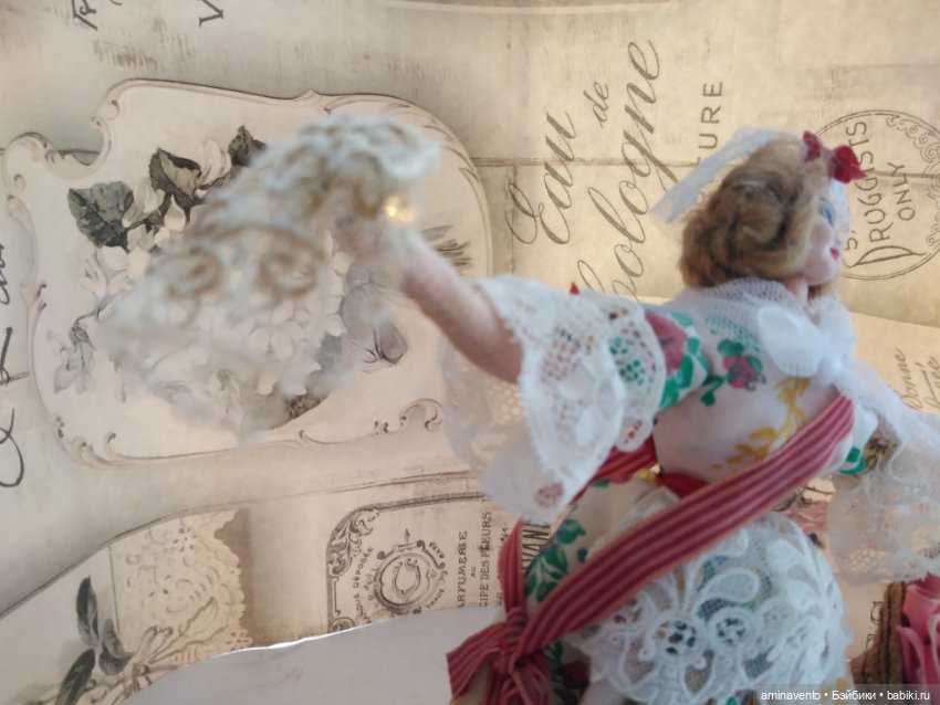 Испанка в национальном костюме 50 -е. Раритет в шикарном состоянии (фото 2)