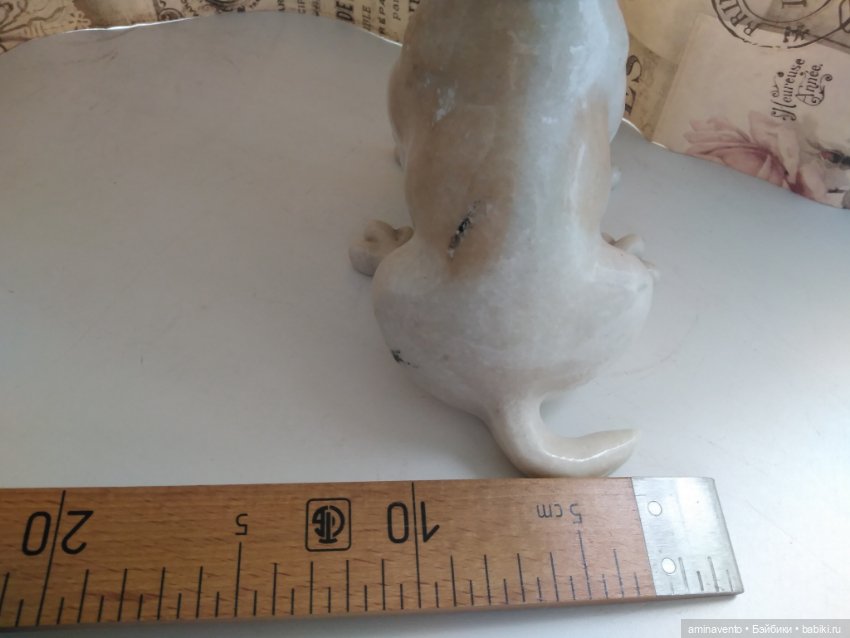 Редкость! Фигурка счастливого Стаффи в ошейнике с шипами от Georg Williams (фото 8)