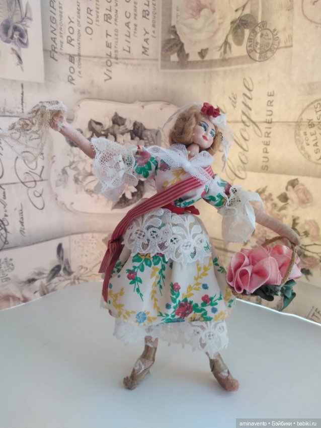 Испанка в национальном костюме 50 -е. Раритет в шикарном состоянии