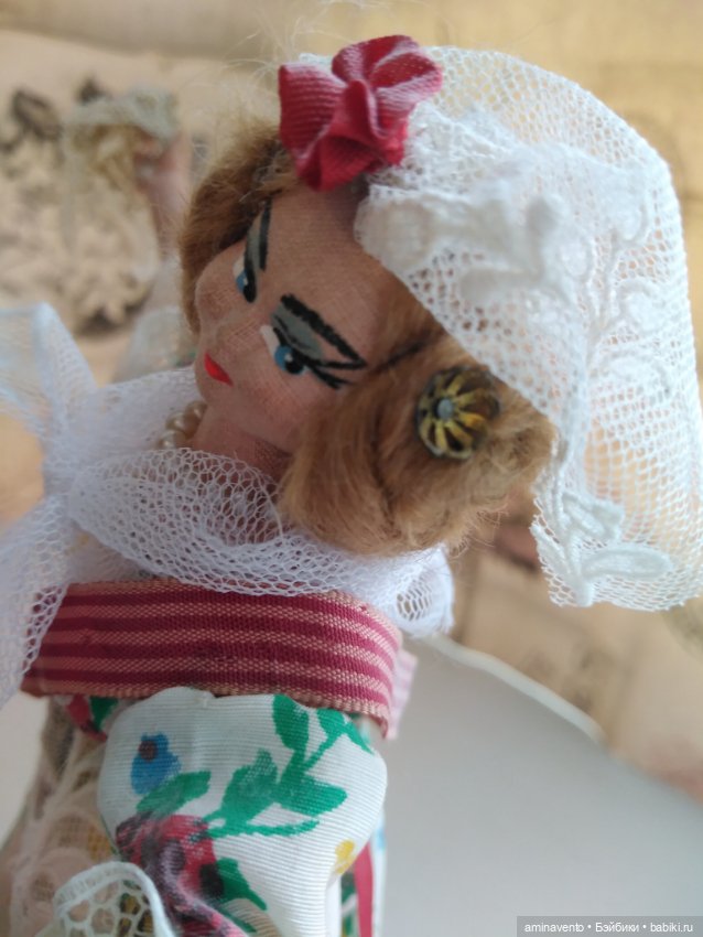 Испанка в национальном костюме 50 -е. Раритет в шикарном состоянии (фото 9)