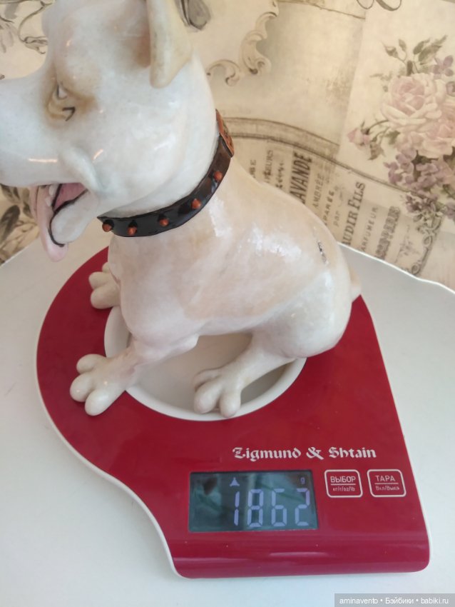 Редкость! Фигурка счастливого Стаффи в ошейнике с шипами от Georg Williams (фото 9)