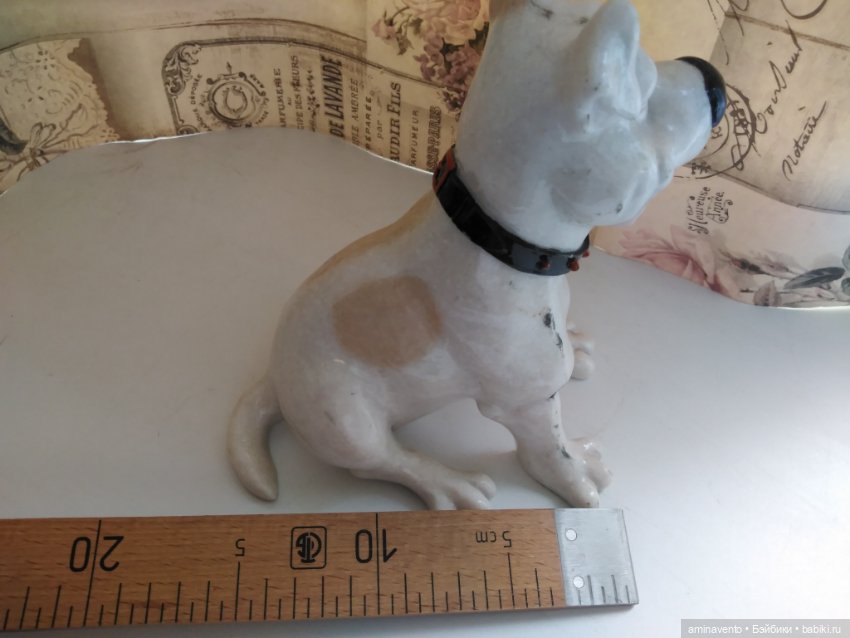 Редкость! Фигурка счастливого Стаффи в ошейнике с шипами от Georg Williams (фото 7)