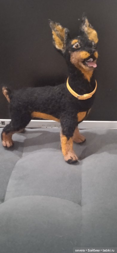 Пинчер ищет дом — Авторские игрушки (фото 6)