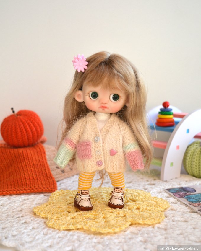 Одежда для ob11, кардиганы для обицу11 (фото 4)