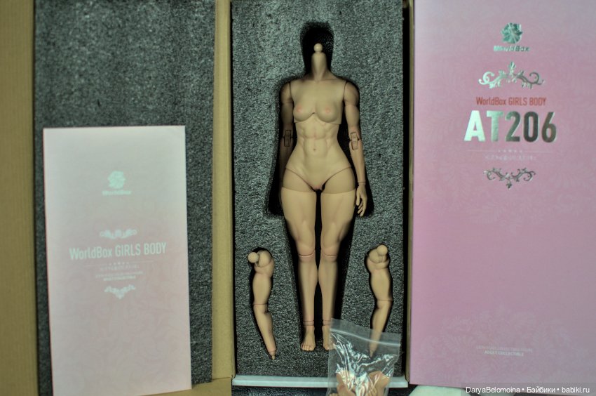 Экшен-тело Worldbox АТ206 женское, с поворотными бедрами