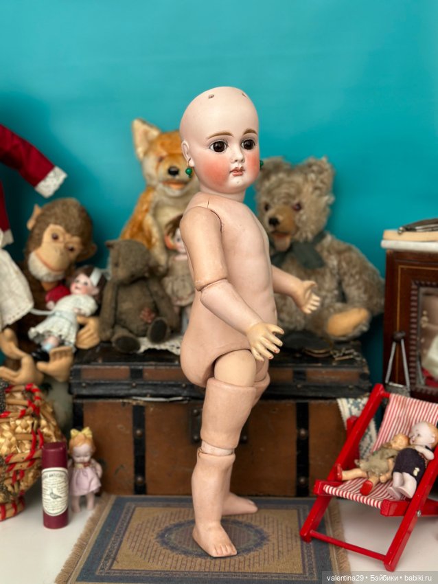 Антикварная ранняя кукла Sonneberg 9 для французского рынка (фото 7)