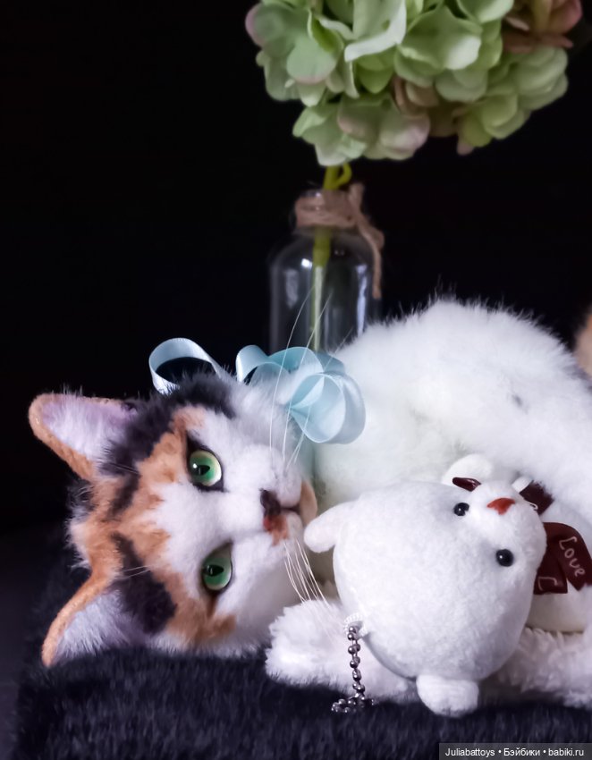 Мягкая игрушка кошечка Портретный котик (фото 2)