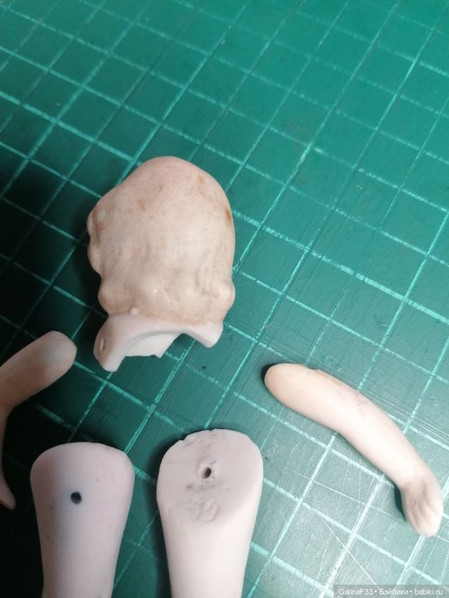 Антикварные части для создания куколки (фото 3)